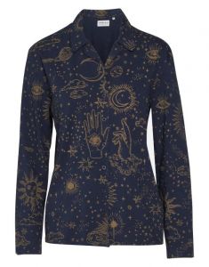 COVERS & CO Zahra That's the spirit Nightblue Pyjamatop S
