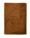 ESSENZA Furry Leather Brown Plaid 150 x 200 cm