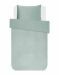 ESSENZA Minte Dusty green Dekbedovertrekset 140 x 220 cm