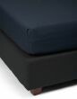 ESSENZA Premium Percale Nightblue Hoeslaken 90 x 190 cm