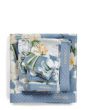 ESSENZA Rosalee Blauw Handdoek 70 x 140 cm