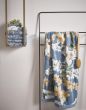 ESSENZA Rosalee Blauw Handdoek 70 x 140 cm