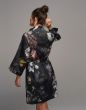 ESSENZA Sarai Fleur Festive Blooming Black Kimono XS