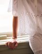 ESSENZA Suki Tilia Pure White Pyjamatop 3/4 mouw M