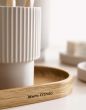 Marc O'Polo The Wave Oatmeal Toothbrush Holder