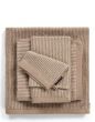 Marc O'Polo Timeless Tone Stripe Beige/clay Handdoek 70 x 140 cm
