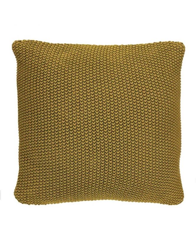 Marc O'Polo Nordic knit Oil yellow Sierkussen 50 x 50 cm