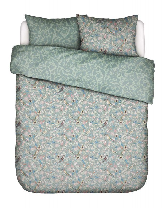 Essenza Aleste Surf green Dekbedovertrek 260 x 220 cm