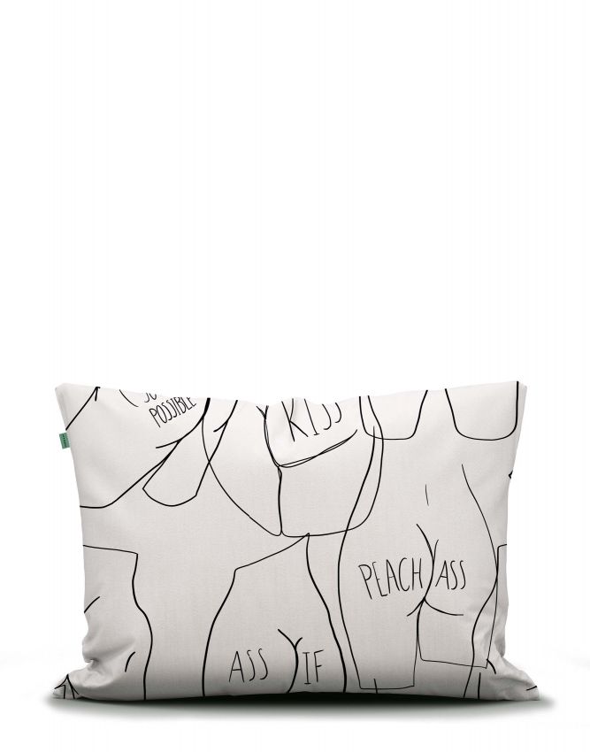 Covers & co Ass If Wit Kussensloop 60 x 70 cm