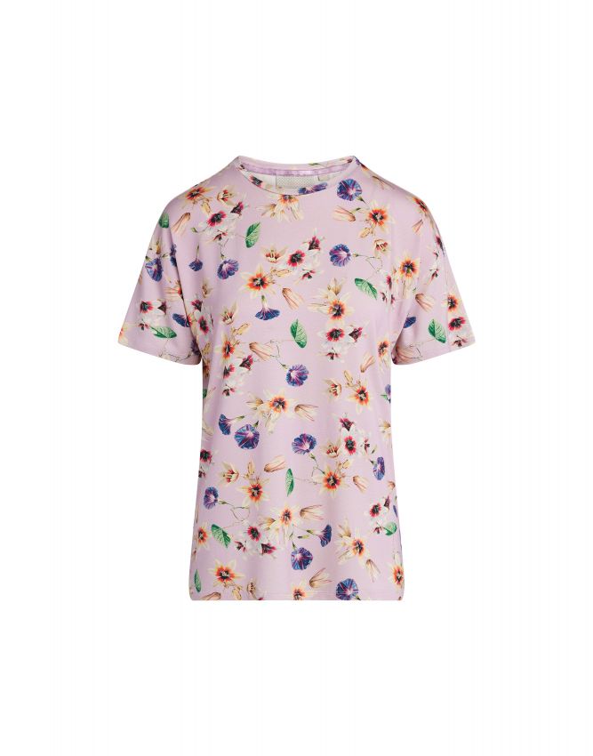 ESSENZA Denna Fiorre Pale lilac Top korte mouw S