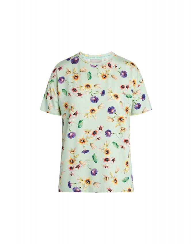 ESSENZA Denna Fiorre Subtle green Top korte mouw M