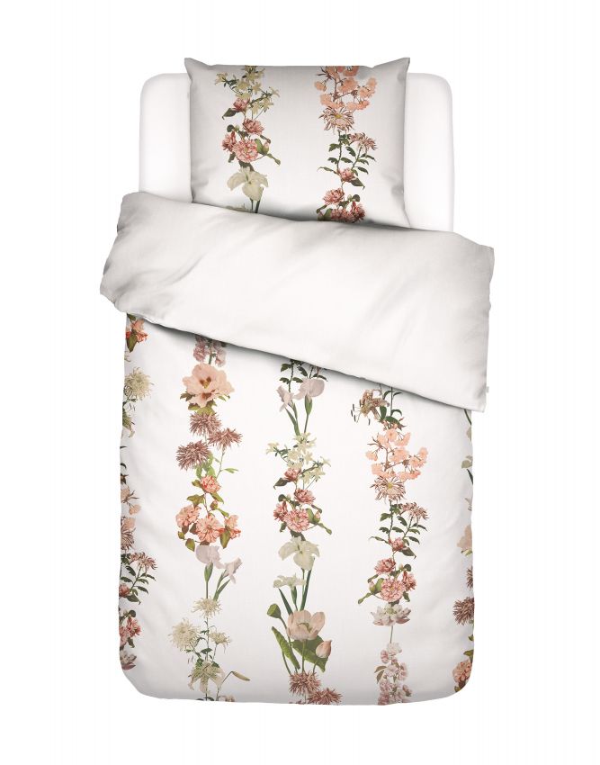 Essenza Dorena Wit Dekbedovertrek 1p set 140x200/220 + 1 sloop