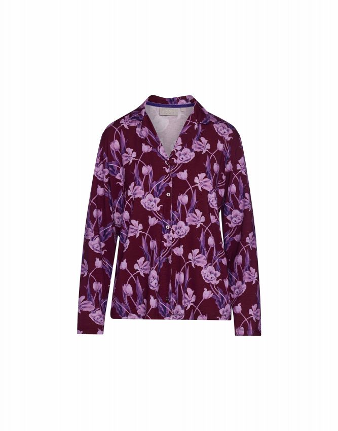 Essenza Elodie Maxime Bordeauxrood Top lange mouw XXL