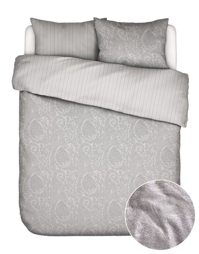 ESSENZA Fabrice Cloud grey Dekbedovertrekset 240 x 220 cm