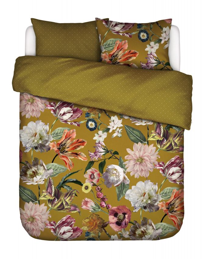 Essenza Filou Olive Dekbedovertrek 200 x 220 cm