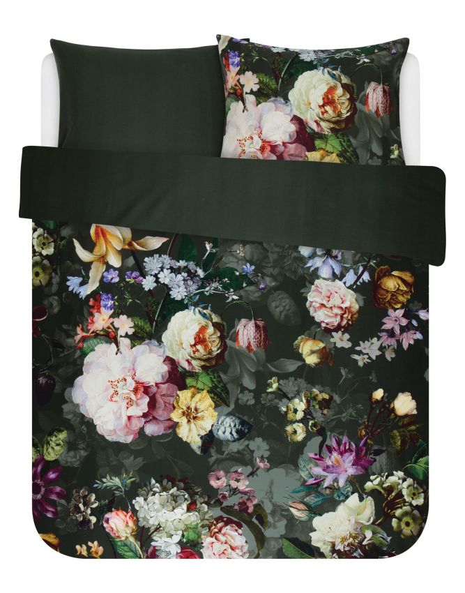 Essenza Fleur Groen Dekbedovertrek 240 x 220 cm