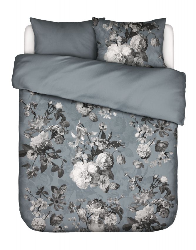Essenza Floor Global grey Dekbedovertrek 2p set 260x200/220 + 2 slopen