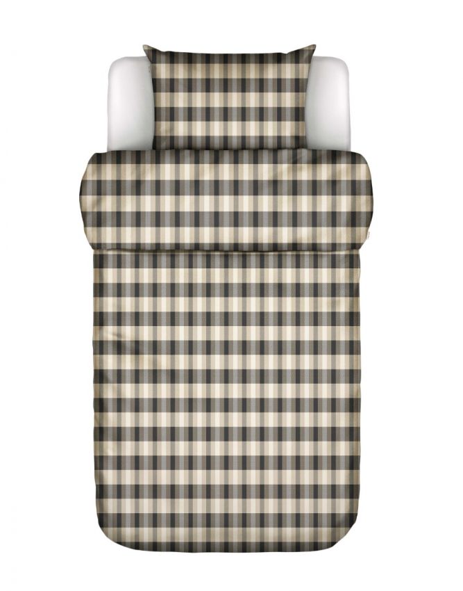 Marc O'Polo Hillan Zwart Dekbedovertrekset 140 x 220 cm