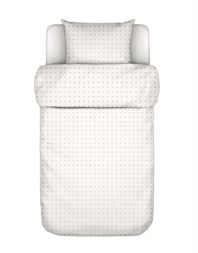 Marc O'Polo Iben Grey mist Dekbedovertrekset 140 x 220 cm