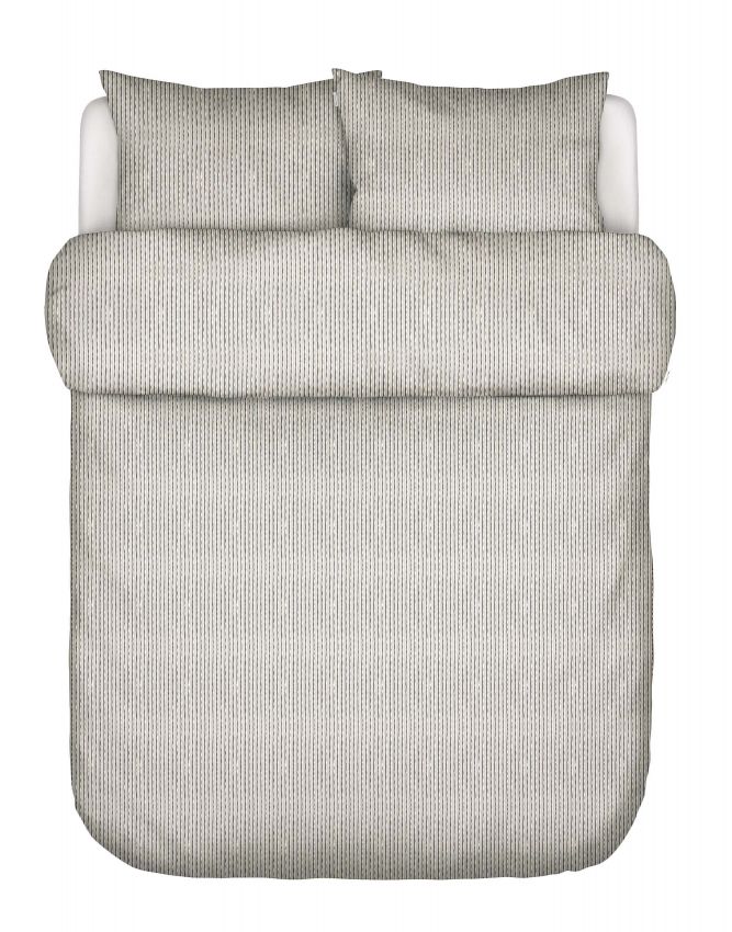 Marc O'Polo Janne Grey mist Dekbedovertrekset 240 x 220 cm
