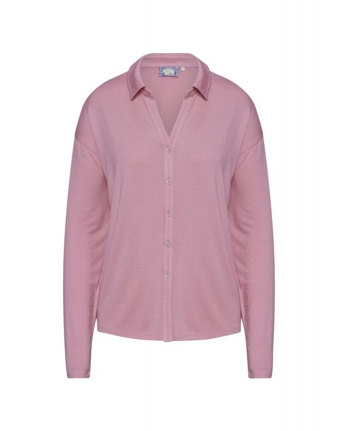 Essenza Kae Uni Flowering pink Top lange mouw XS