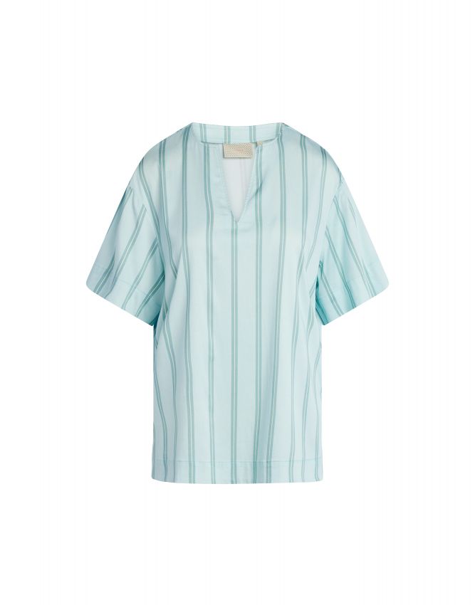 Essenza Lily Lova Pastel blue Top korte mouw M