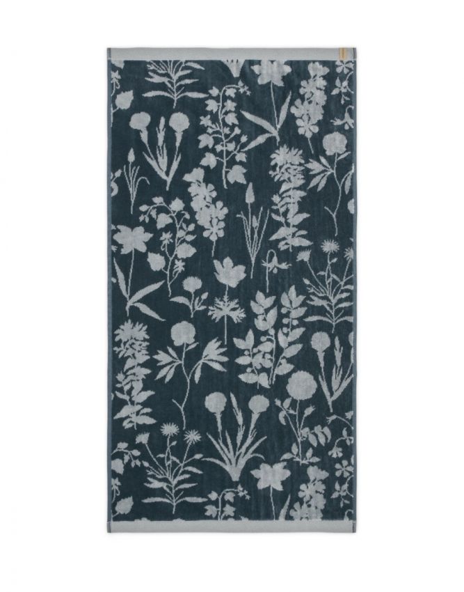 ESSENZA Maribel Slate grey Handdoek 50 x 100 cm