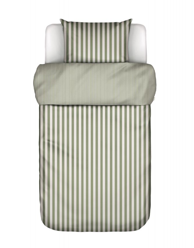 Marc O'Polo Mikkeli Sage green Dekbedovertrek 140 x 220 cm
