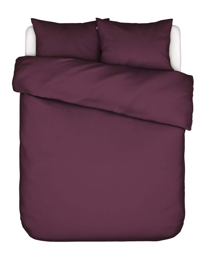 Essenza Minte Bordeauxrood Dekbedovertrek 240 x 220 cm