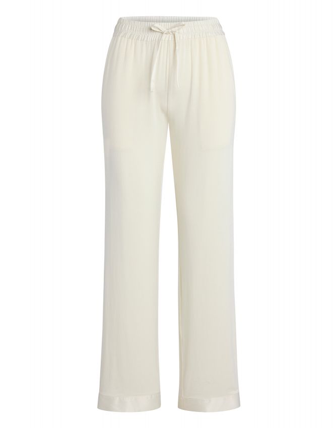 Essenza Nora Uni Vanille Lange broek L
