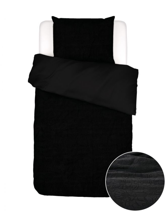 ESSENZA Philippine Antraciet Dekbedovertrekset 140 x 220 cm