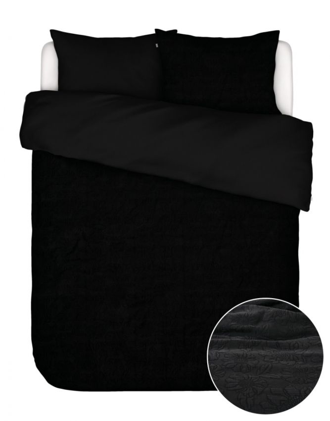 ESSENZA Philippine Antraciet Dekbedovertrekset 200 x 220 cm