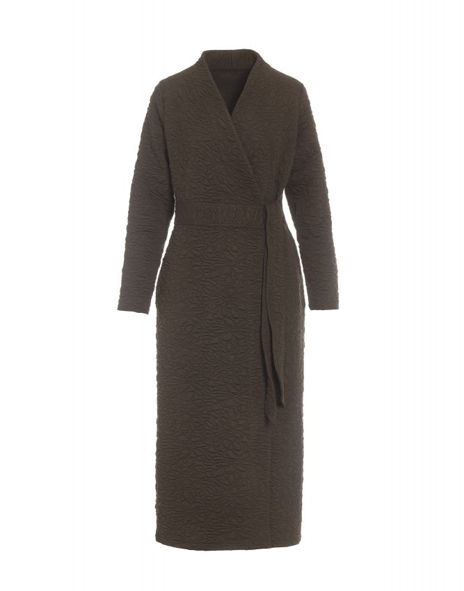 Essenza rosa uni Donkerbruin Homecoat M