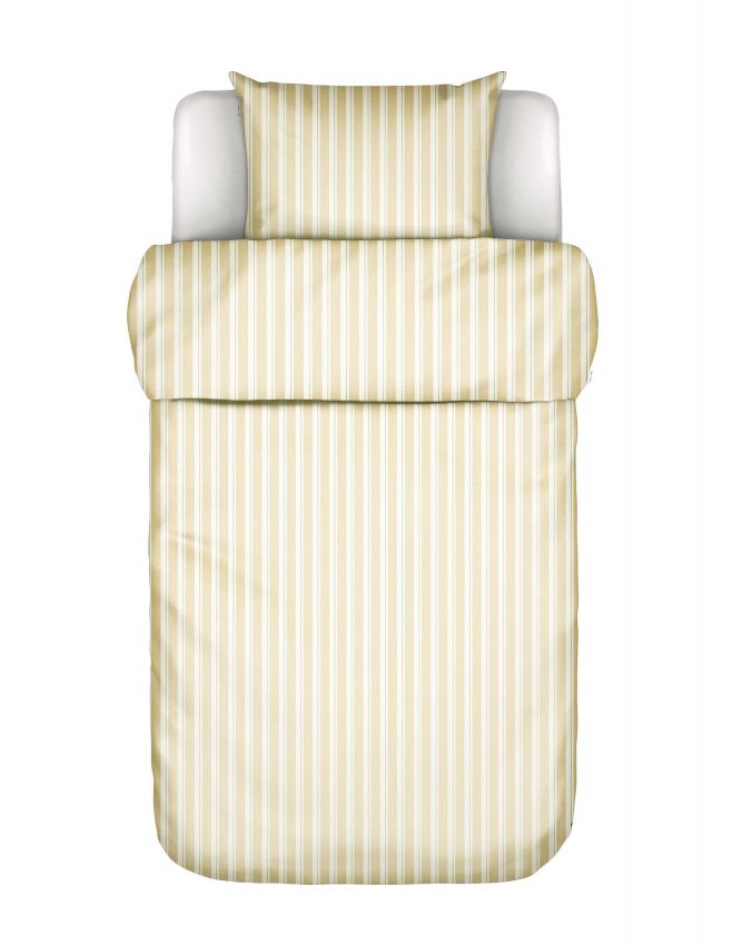 Marc O'Polo Steffe Wood tan Dekbedovertrekset 140 x 220 cm