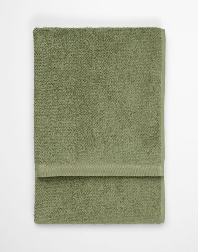 Marc O'Polo Timeless Mosgroen Handdoek 2*50x100 + 2*70x140