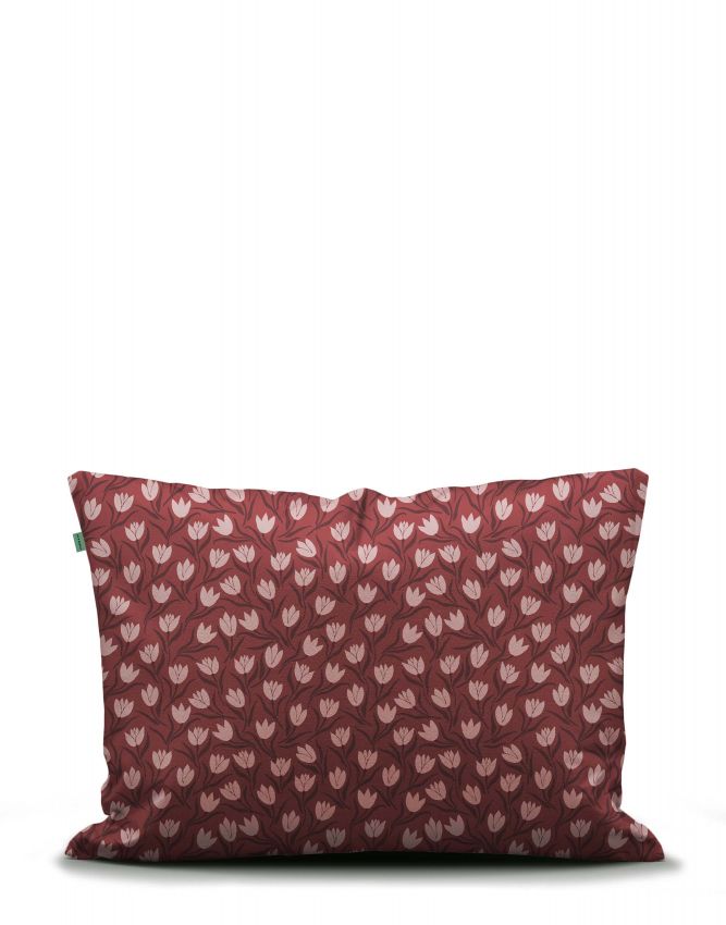 Covers & co Tulip Mania Rood Kussensloop 60 x 70 cm