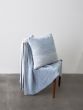 Marc O'Polo Nordic knit melange Denim blue Sierkussen 50 x 50 cm