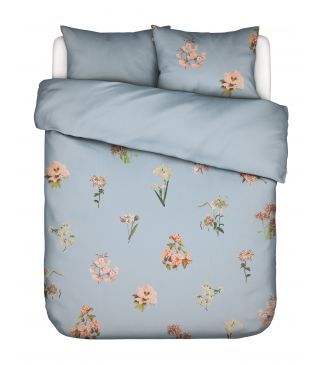 ESSENZA Annebella Zen blue Dekbedovertrekset 240 x 220 cm