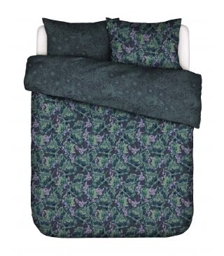 ESSENZA Bernice Darkest blue Dekbedovertrekset 240 x 220 cm