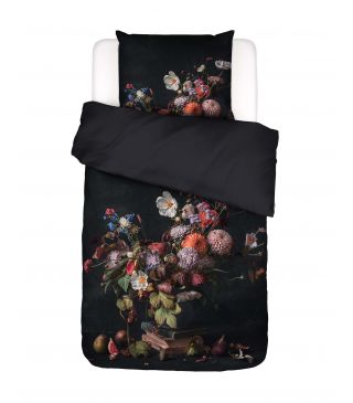 ESSENZA Bouquet Dekbedovertrek Anthracite