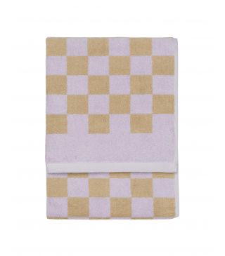 Marc O'Polo Checker Gastendoekje Lilac