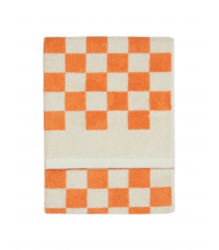 Marc O'Polo Checker Handdoek Melon