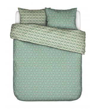 ESSENZA & CO Chicken Run Turquoise Dekbedovertrekset 200 x 220 cm