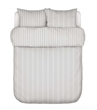 Marc O'Polo Classic fine stripe Antraciet Dekbedovertrekset 240 x 220 cm