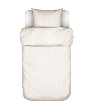 Marc O'Polo Classic fine stripe Dekbedovertrek Dark Sand