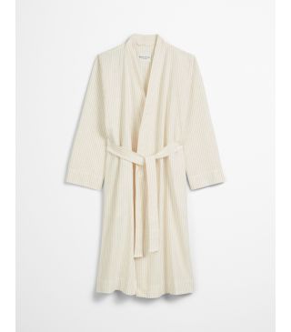 Marc O'Polo Classic fine stripe Kimono Dark Sand
