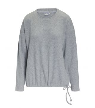Essenza Daphni Melange Grijs Top lange mouw M