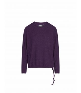 ESSENZA Daphni Melange Top lange mouw Purple grape