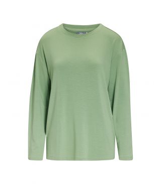 Essenza Denna Uni Basil green Top lange mouw M