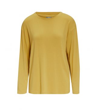 Essenza Denna Uni Comforting yellow Top lange mouw M